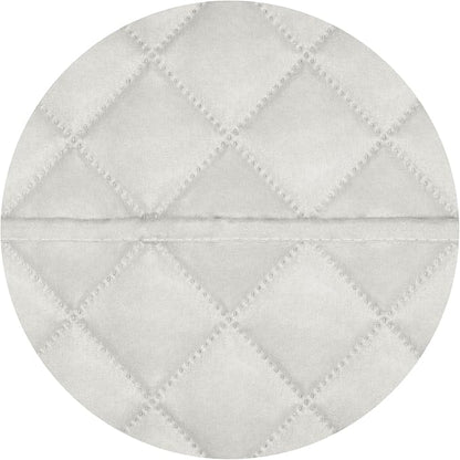 PureFit Reversible Quilted Sofa Cover, Water Resistant Slipcover Furniture Protector, Washable Couch Cover with Non Slip and Elastic Straps for Kids, Dogs, Pets (XX Large, Ivory/Ivory)