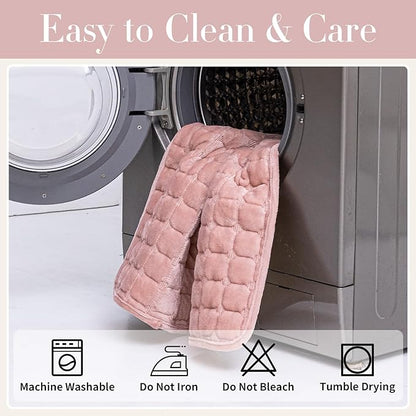 Velvet Couch Cover, Washable Sectional Sofa Cover, Anti Slip Sofa Slipcover for 3 Cushion Couch Sofa L Shaped Armrest Backrest, Furniture Protector Covers for Pets Kids(1PC, Pink, 28"×28")