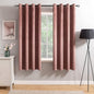 MIULEE Elegant Velvet Curtains Dusty Rose Pink Grommet Curtains Thermal Insulated Soundproof Room Darkening Blackout Curtains/Drapes for Girls & Ladys Living Room/Bedroom Decor 52 x 63 Inch 2 Panels