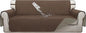 ISSUNTEX Double Protection 100% Waterproof Sofa Covers for Living Room, Reversible Couch Covers for 3 Cushion Couch Sofa, Furniture Protector Sofa Cover for Pets (X Large, Brown/Beige)