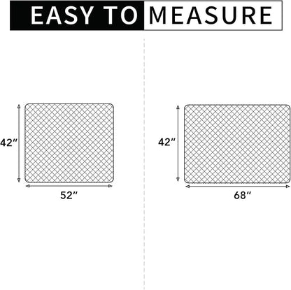 Easy-Going Sectional Couch Covers for Dogs L Shape Sofa Cover Reversible Sofa Slipcover Chaise Lounge Cover Furniture Protector Cover for Pets Dog Cat (42 x 52 inches, Pink/Pink)