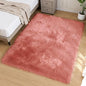 Goolela Pink Area Rug 5x8 Fluffy Fuzzy Furry Carpet for Girls Bedroom Living Room Faux Sheepskin Fur Shaggy Plush Rectangle