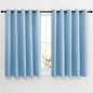 NICETOWN Blackout Curtains 54 Long - Window Treatment Thermal Insulated Solid Grommet Blackout Curtains/Panels/Drapes for Bedroom (Blue, Set of 2, 66 by 54 Inch)