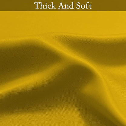 SimpleHome Ombre Room Darkening Curtains for Bedroom, Gradient Yellow to Grey White Light Blocking Thermal Insulated Grommet Window Curtain/Drapes for Living Room,2 Panels, 52x84 inches Length
