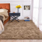 ORINOVA Beige 5x7 Area Rug Washable Shaggy Faux Sheepskin Fluffy Fur Rug for Bedroom Living Room Nursery Rug Teen Room Home Décor