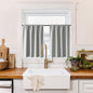 RYB HOME 100% Blackout Short Curtains for Small Window, Thermal Insulated Total Room Darkening Noise Reducing Curtains for Basement Bathroom RV Cars, 29 inches Wide by 24 inches Long, Sliver Grey