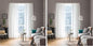 MIULEE White Sheer Curtains 90 inches Long Window Curtains 2 Panels Solid Color Elegant Window Voile Panels/Drapes/Treatment for Bedroom Living Room (54X90 Inches White) (Pack of 2)