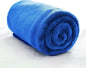 Exclusivo Mezcla Plush Fuzzy Fleece Throw Blanket, Super Soft, Fluffy and Warm Blankets for Couch, Bed, All Season Use (40x50 Inches, Cobalt Blue)