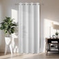 Joydeco Blackout Door Curtain for Doorway Privacy 96 Inches Long, Grommet Closet Curtain for Open Closet, Room Divider for Bedroom Living Room (Greyish White 52Wx96L, 1 Panel)