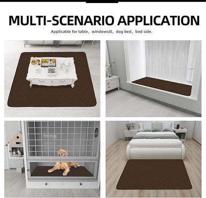 Easy-Going Sectional Couch Covers for Dogs L Shape Sofa Cover Reversible Sofa Slipcover Chaise Lounge Cover Furniture Protector Cover for Pets Dog Cat (42 x 52 inches, Coffee/Coffee)