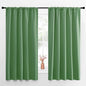 NICETOWN Blackout Curtains for Living Curtains, Froest Green, Set of 2, 52 by 63 Inch, Window Treatment Blackout Curtain Panels, Home Decor Thermal Insulated Solid Drapes for Bedroom