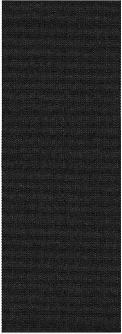 KOZYFLY Runners for Hallways 3x8 ft Washable Kitchen Runner Non Slip Rubber Backed Hall Runners Cotton Entryway Runner Rugs Floor Carpet for Indoor Backdoor Bedroom Kitchen, Black/Dark Grey