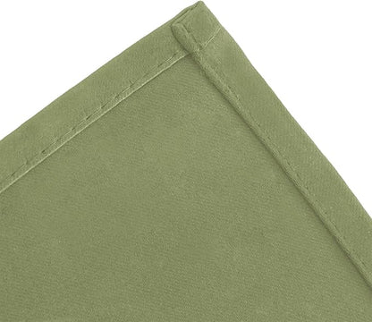 LEMOMO Sage Green Thermal Blackout Curtains/38 x 84 Inch/Set of 2 Panels Room Darkening Curtains for Bedroom