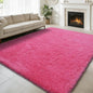 8x10 Fluffy Area Rugs for Living Room,Shag Area Rug for Bedroom,Soft Fuzzy Rug Non-Shedding Indoor Plush Carpet for Kids Bedroom Nursery Home Decor,Hot Pink