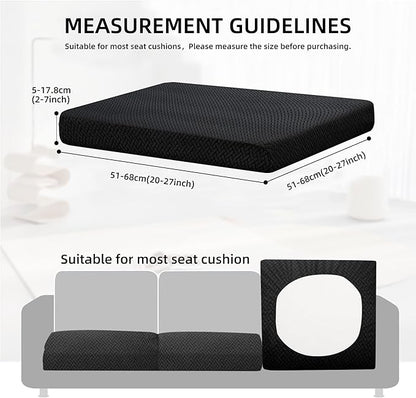 Outdoor Cushion Covers Set,14PCS Patio Furniture Couch Seat Slipcovers, Replacement for Sofa Sectional Chair(Cover，Only)