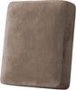 H.VERSAILTEX Velvet Stretch Couch Cushion Cover Plush Cushion Slipcover for Chair Cushion Furniture Protector Seat Cushion Sofa Cover (1 Piece Armchair Cushion Covers, Mocha)