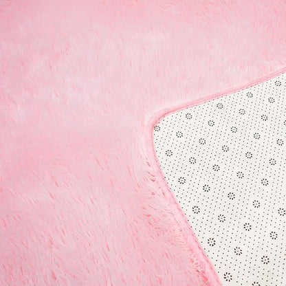 Shag Area Rugs for Bedroom Living Room,6X9 Ultra Soft Fluffy Area Rugs for Dorm, Indoor Carpet Nursery Rugs for Kids Girl Room Home Decor, Pink