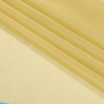 OWENIE Gold Sheer Curtains 96 Inch Length 2 Panels Set, Elegant Sheer Curtains for Bedroom, Window Voile Sheer Curtain Panels/Drapes/Treatment for Living Room, 2Pcs, Total 84“ Wide