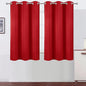 LEMOMO Blackout Curtains 38 x 54 inch/Bright Red Curtains Set of 2 Panels/Thermal Insulated Room Darkening Bedroom Curtains