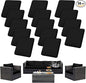 Outdoor Cushion Covers Set,14PCS Patio Furniture Couch Seat Slipcovers, Replacement for Sofa Sectional Chair(Cover，Only)
