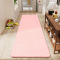 Amearea Modern Soft Hallway Runner Rug, 2x6 Feet Washable Runner Rugs for Hallway, Pink Fluffy Rug Bedroom Bedside Rugs, Non Slip Memory Foam Rug Carpet for Entrance Kitchen Living Room Decor