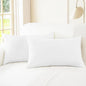CaliTime Throw Pillow Covers Decorative 12 X 20 Inches Pack of 2 Cozy Chenille Cushion Cases for Couch Sofa Bed Living Room Home True White