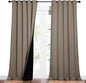 NICETOWN Taupe Full Shade Curtain Panels, Pair of Energy Smart & Noise Blocking Out Blackout Drapes for Dining Room Window, Thermal Insulated Guest Room Lined Window Dressing(Taupe, 62 x 84 inch)