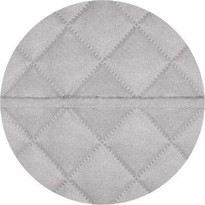 PureFit Reversible Quilted Sofa Cover, Water Resistant Slipcover Furniture Protector, Washable Couch Cover with Non Slip and Elastic Straps for Kids, Dogs, Pets (XX Large, Light Gray/Light Gray)