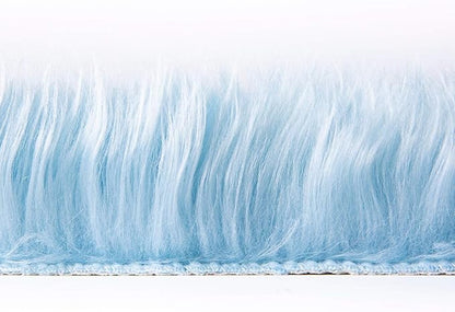 Ashler faux fur rug, Fluffy Shaggy Area Rug Ultra Soft 3 x 5 Feet Rectangle Fur Rug Light Blue Fuzzy Rug Machine Washable Shag Rug, Nursery Decor Throw Rugs for Bedroom, kids room, Living Room
