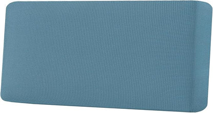 H.VERSAILTEX Super Stretch Individual Seat Cushion Covers Sofa Covers Couch Cushion Covers Slipcover Sets Thick Jacquard Textured Twill Fabric (1 Piece Sofa Cushion Cover, Storm Blue)