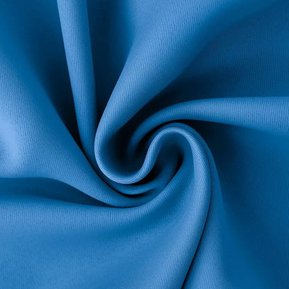 BGment Room Darkening Curtains 72 Inches Long - Grommet Thermal Insulated Drapes Window Treatment Curtains for Bedroom, 2 Panels, 42 x 72 Inch, Classic Blue
