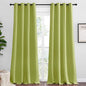 NICETOWN Fresh Green Blackout Curtains 102 inches Length for Living Room, 2 Panels, 55" Wide, Thermal Insulated Long Drapes for Large Window