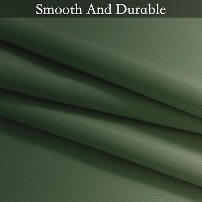 SimpleHome Ombre Room Darkening Curtains for Bedroom, Gradient Sage Green to Grey White Light Blocking Thermal Insulated Grommet Window Curtain/Drapes for Living Room,2 Panels, 52x84 inches Length