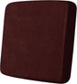 Leather Look Couch Cushion Covers Sofa Seat Slipcovers Sets Couches Furniture Protector for Sectional Armchair Loveseat Pets Kids Stretch Spandex Fabric (1 Cushion Armchair, Burgundy)