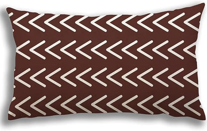 YCOLL Pillow Covers 12x20 Set of 4, Modern Sofa Throw Pillow Cover, Decorative Outdoor Linen Fabric Pillow Case for Couch Bed Car, Coffee