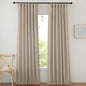 NICETOWN Thick Flax Linen Camel Curtains 108 inches Long, Pinch Pleated Linen Blend Privacy Added with Light Filtering Window Treatments for Living Room/Bedroom, W50 x L108, 2 Panels