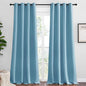 NICETOWN Teal Blue Blackout Curtains 120 inches Length for Living Room, 2 Panels, 55" Wide, Thermal Insulated Long Drapes for Large Window