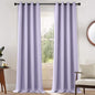 Yakamok Lilac Room Darkening Thermal Insulated with Grommet Blackout Curtains for Bedroom, 52Wx108L inch,2 Panels