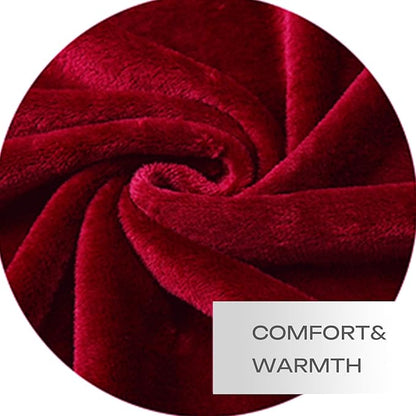 JIAHANNHA Red Throw Blanket Fleece Blanket Throw Size(50 by 70 Inches),Super Soft Cozy Plush Blanket for Couch Sofa Bed,Lightweight Warm Bed Blankets for Adults,All Season