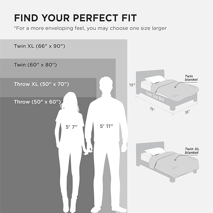 Bedsure GentleSoft Grey Fleece Twin Blanket for Couch -Cozy Soft Blankets for Women, Cute Small Throws for Girls, 60x80 Inches