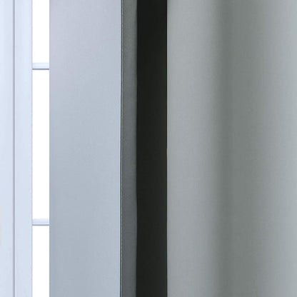 Yakamok Light Blocking Ombre Curtains, Greyish White and Grey Gradient Color Curtains, Room Darkening Grommet Window Drapes for Bedroom(52x90 Inch, Grey, 2 Panels)