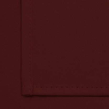 Yakamok Blackout Curtains Room Darkening Thermal Insulated Window Panels,Solid Grommet Top Drapes for Bedroom/Living Room(62Wx84L, Burgundy Red, 2 Panels)