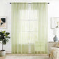 SpaceDresser Check Sheer Curtains 72 Inches 2 Panels Set, Rod Pocket Plaid Window Curtain for Living Room, Sage Green Semi Sheer Drapes for Kitchen Bedroom Children Room Yard（Sage Green, 52W x 72L）