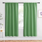 NICETOWN Blackout Curtains for Living Curtains, Froest Green, 2 Panels, 42 by 72, Room Darkening Window Curtain Panels, Easy-Care Solid Thermal Insulated Draperies/Drapes for Daughter Room