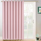 Yakamok Extra Wide Blackout Curtain for Sliding Glass Door, Grommet Thermal Insulated Room Divider Curtain 100W x 84L inch, Room Darkening Patio Curtain,8.3ft Wide x 7ft Tall, 1 Panel,Pink