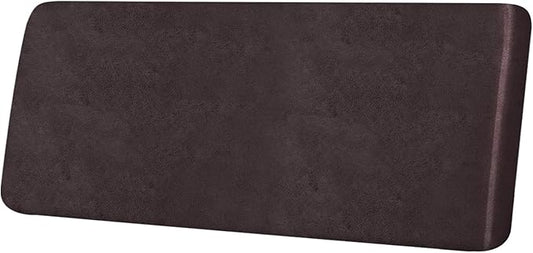 Leather Look Couch Cushion Covers Sofa Seat Slipcovers Sets Couches Furniture Protector for Sectional Armchair Loveseat Pets Kids Stretch Spandex Fabric (1 Cushion Sofa, Chocolate)