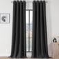 Joydeco Blackout Curtains 108 Inch Length 2 Panels Set, Thermal Insulated Long Curtains& Drapes 2 Burg, Room Darkening Grommet Drapes for Living Room Bedroom Window (Dark Grey, W52 x L108 Inch)