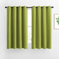 NICETOWN Fresh Green Draperies Curtain Panels - Thermal Insulated Solid Grommet Blackout Curtains/Panels/Drapes for Living Room(Fresh Green, 1 Pair, 46 by 54-Inch)