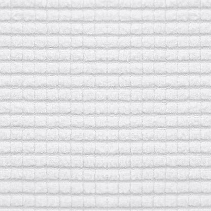 Easy-Going Stretch Individual Chair Couch Cushion Cover Sofa Cushion Furniture Protector Sofa slipcover Soft Flexibility with Elastic Bottom (3-Piece Sofa Cushion Cover, Snow White)