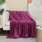 JIAHANNHA Purple Throw Blanket Fleece Blanket 60"x80",Super Soft Cozy Plush Throw Blanket for Couch Sofa Bed,Warm and Lightweight Bed Blankets for Adults